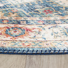 Tapis vintage rond - Azara Bleu Clair - thumbnail 5
