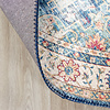 Tapis vintage rond - Azara Bleu Clair - thumbnail 6