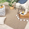 Tapis d'extérieur en jute - Fora Melange Naturel - thumbnail