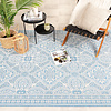 Tapis d'extérieur - Summer Oriental Bleu Clair - thumbnail 3