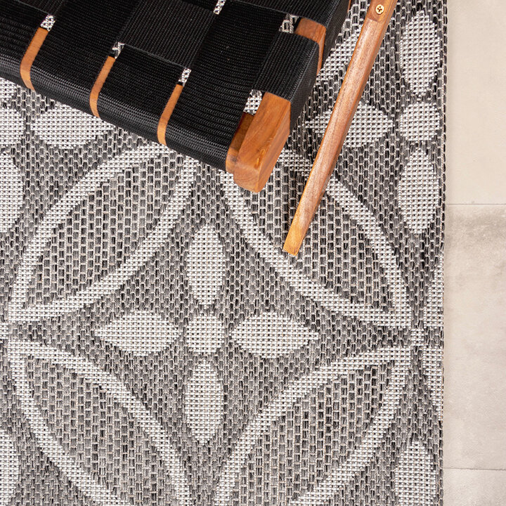 Tapis d'extérieur - Summer Pattern Gris - 4