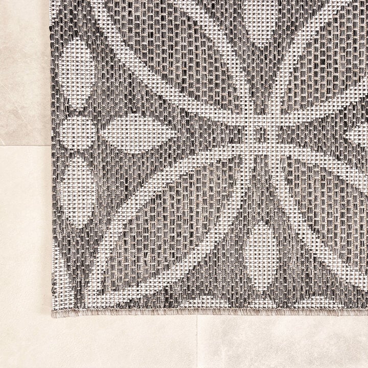 Tapis d'extérieur - Summer Pattern Gris - 7