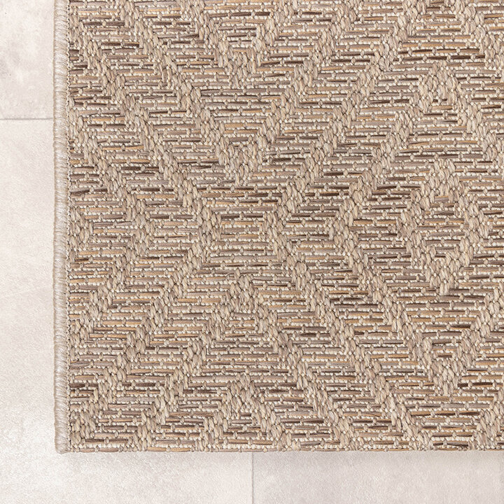 Tapis d'extérieur en jute - Fora Tile Naturel - 4
