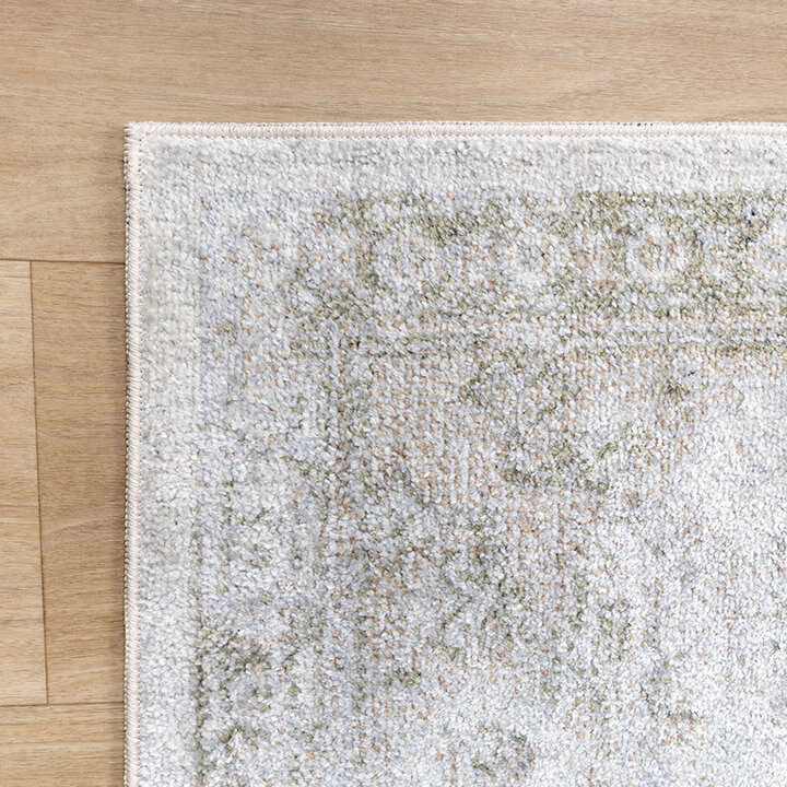 Tapis lavable - Nova Aztec Vert Olive - 5