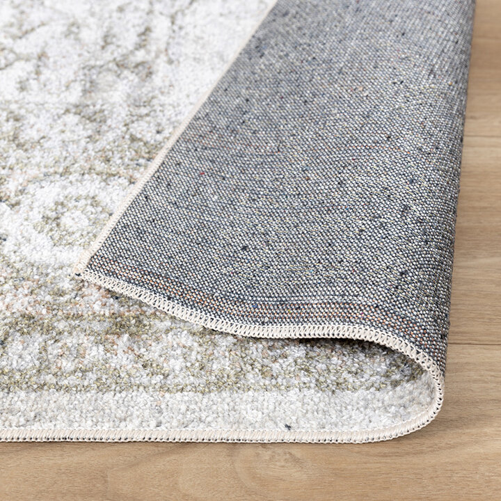 Tapis lavable - Nova Aztec Vert Olive - 8