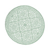 Tapis d'extérieur rond - Summer Oriental Vert - thumbnail 1