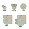 Tapis d'extérieur rond - Summer Oriental Vert - thumbnail 8