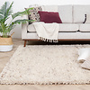 Tapis en laine à poils longs - Royal Crème/Taupe Mélangé - thumbnail