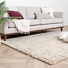 Tapis en laine à poils longs - Royal Crème/Taupe Mélangé - thumbnail 3