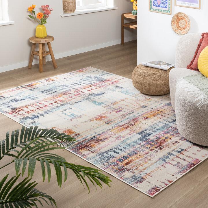 Tapis d'extérieur - Joya Grunge Multicolore