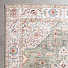 Tapis ovale à poils longs - Santo Medaillon Vert Olive - thumbnail 5