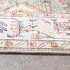 Tapis ovale à poils longs - Santo Medaillon Vert Olive - thumbnail 6