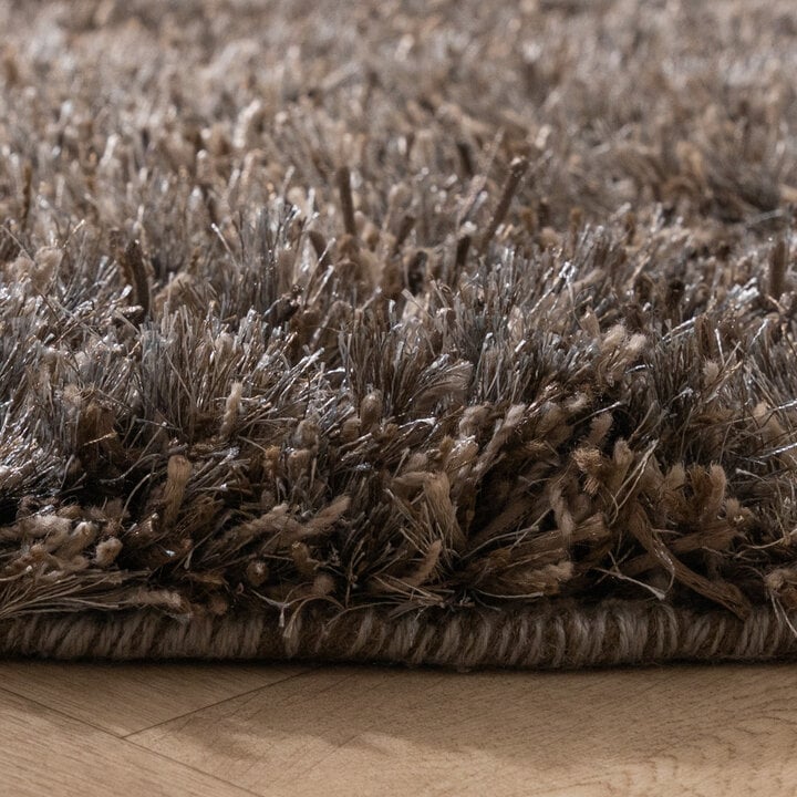 Tapis shaggy ovale - Grace Gris - 5