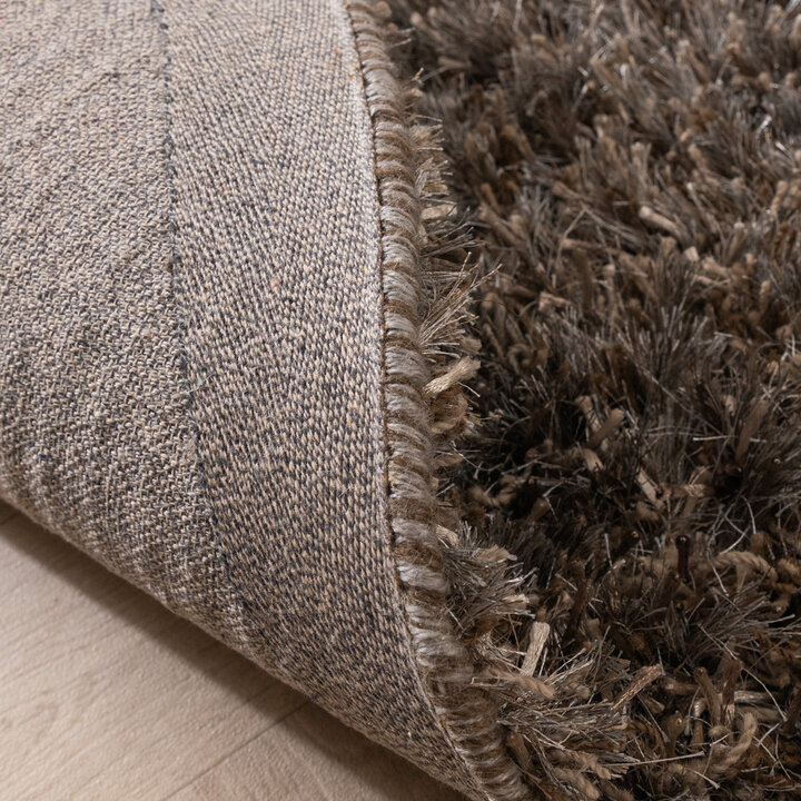 Tapis shaggy ovale - Grace Gris - 6