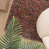 Tapis en laine à poils longs - Elin Multicolore - thumbnail 2