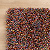 Tapis en laine à poils longs - Elin Multicolore - thumbnail 5