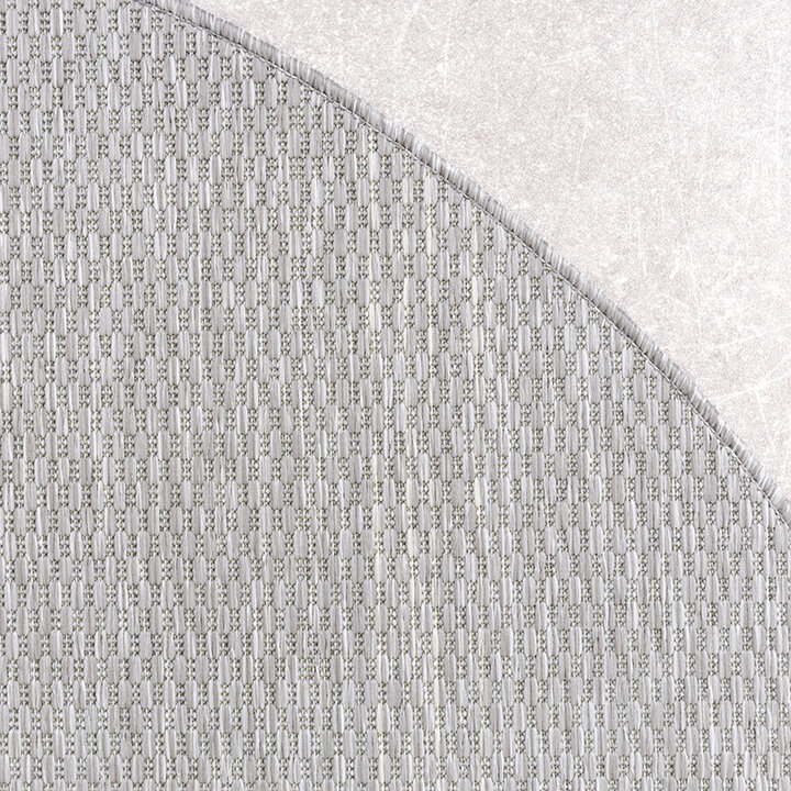 Tapis d'extérieur rond - Costa Gris - 4