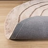Tapis rond à poils longs - Carvy Curves Taupe - thumbnail 6