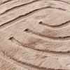 Tapis rond à poils longs - Carvy Curves Taupe - thumbnail 7