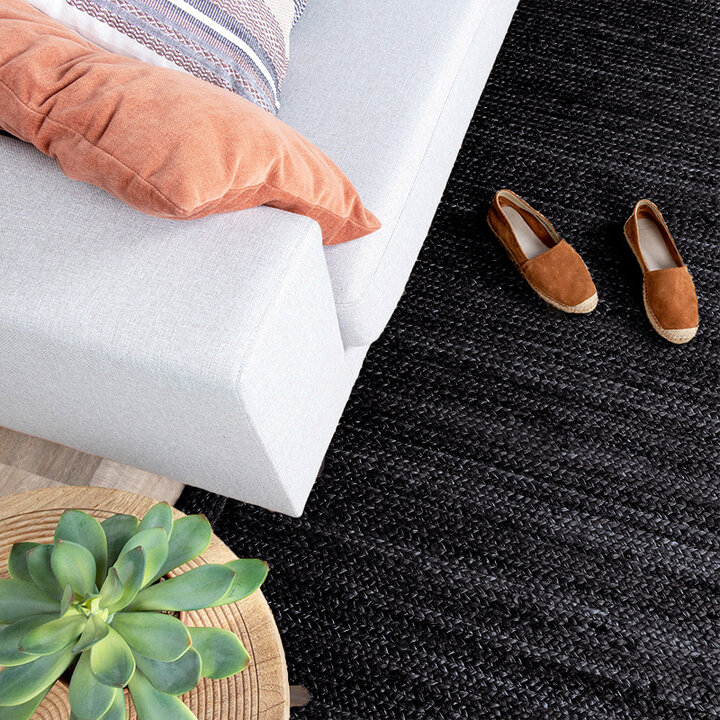Tapis en jute - Fair Noir - 3