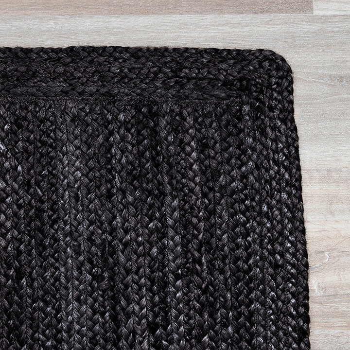 Tapis en jute - Fair Noir - 4