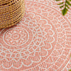 Tapis d'extérieur rond - Summer Azteca Rose - thumbnail 5