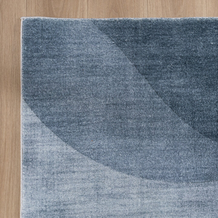 Tapis moderne - Field Bleu/Gris - 5