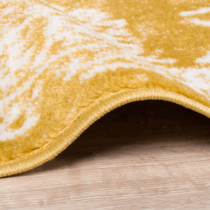 Tapis vintage - Adore Medaillon Jaune - 4