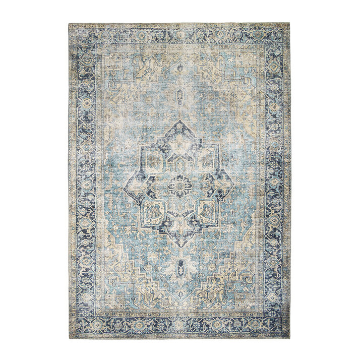 Tapis vintage - Lugan Bleu Clair - 1