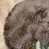 Tapis rond à poils longs - Glorious Argent/Gris - thumbnail 4