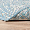 Tapis d'extérieur rond - Summer Oriental Bleu Clair - thumbnail 6