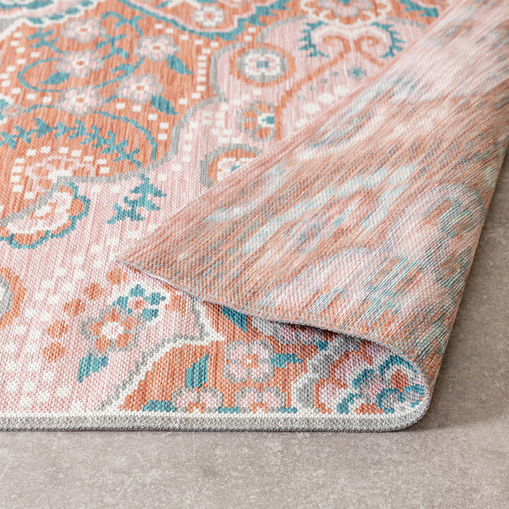 Tapis de balcon - Vedra Medaillon Rose - 6