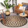 Tapis rond en jute - Henna Maya Naturel - thumbnail