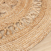 Tapis en jute - Fair Rond en rotin Naturel - thumbnail 4