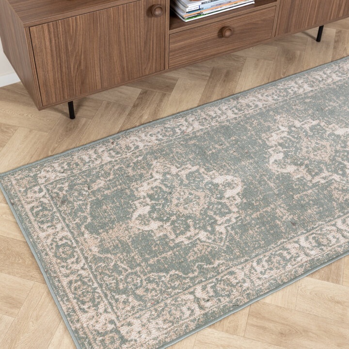 Tapis de jeu berbère - Spring Medaillon Vert/Crème - 3
