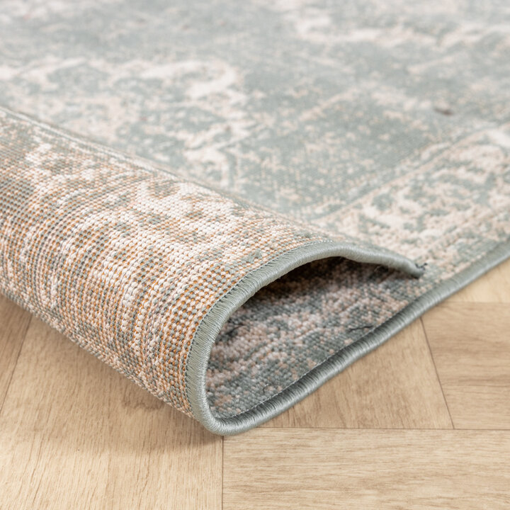 Tapis de jeu berbère - Spring Medaillon Vert/Crème - 6