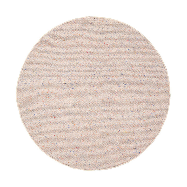 Tapis en laine rond - Feline Pastel - 1