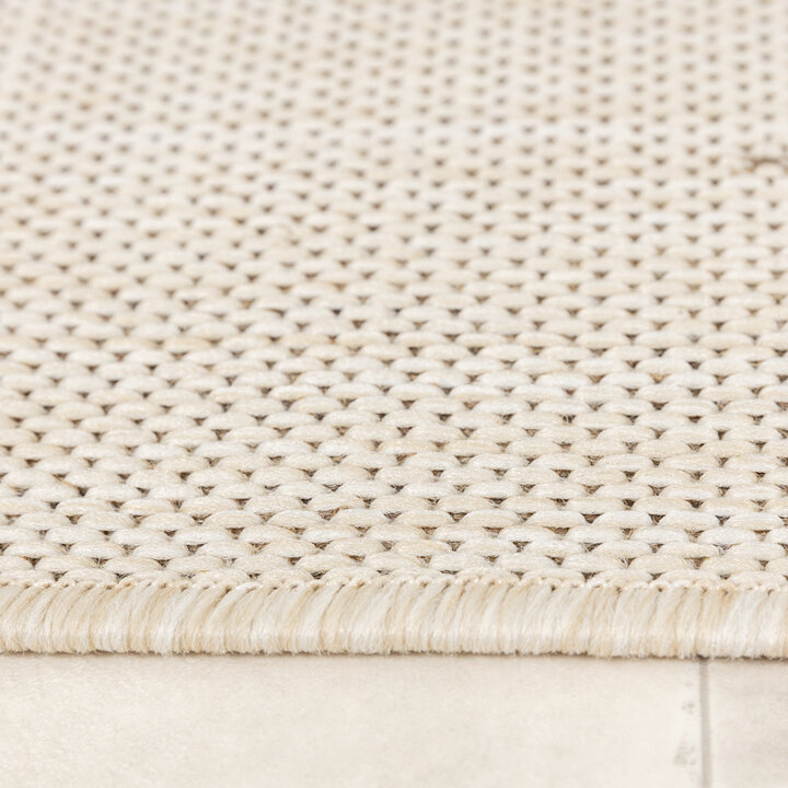 Tapis d'extérieur vintage - Nomad Leaves Crème - 6