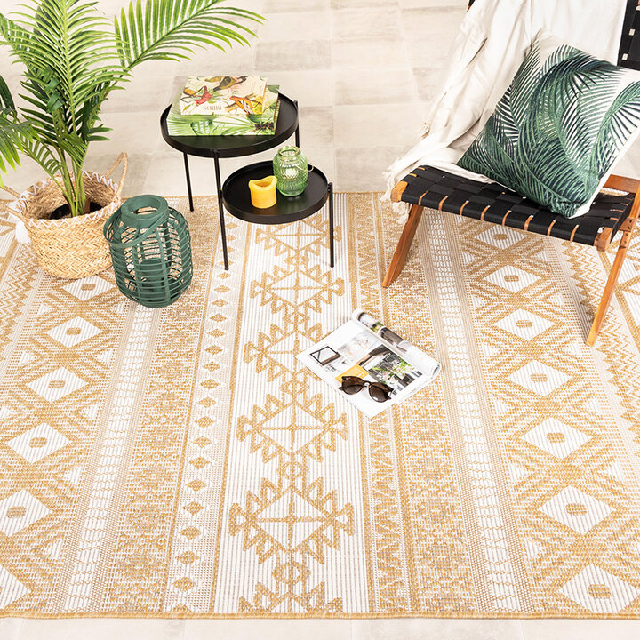 Tapis d'extérieur - Summer Beyond Jaune - 3