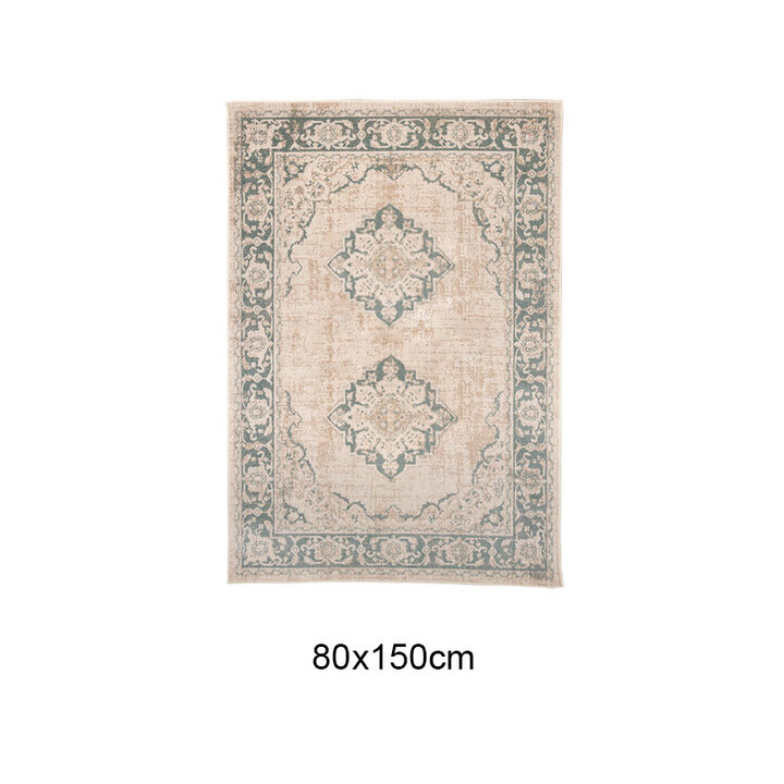 Tapis vintage - Spring Medaillon Crème/Vert - 6
