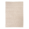 Tapis tissé en laine - Knit Beige - thumbnail 1