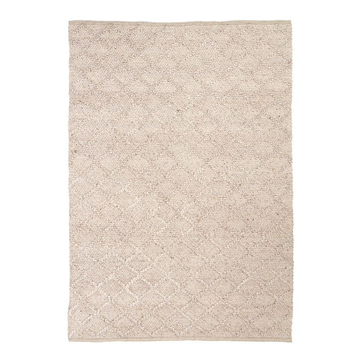 Tapis tissé en laine - Knit Beige - 1