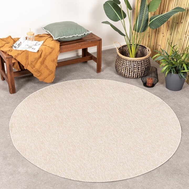 Tapis d'extérieur rond - Costa Sable