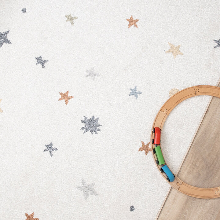 Tapis pour enfants lavable - Ravi Stars Multicolore - 2