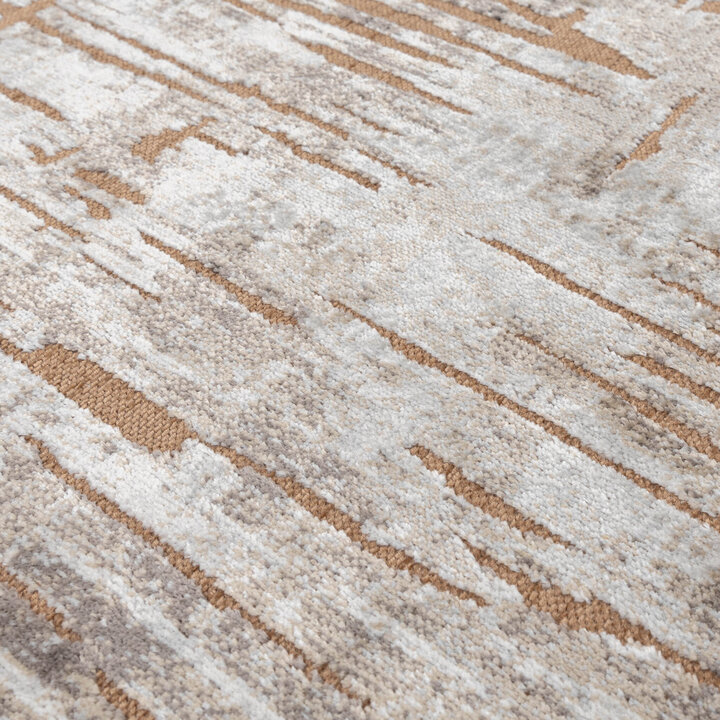 Tapis moderne - Hendrix Grunge Crème/Terracotta - 3