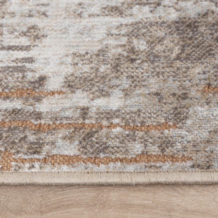 Tapis moderne - Hendrix Grunge Crème/Terracotta - 4