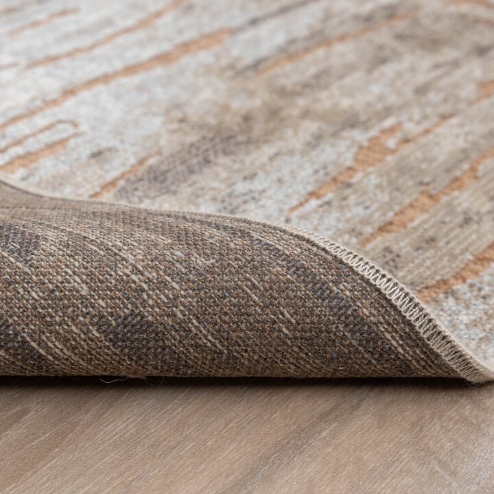 Tapis moderne - Hendrix Grunge Crème/Terracotta - 7
