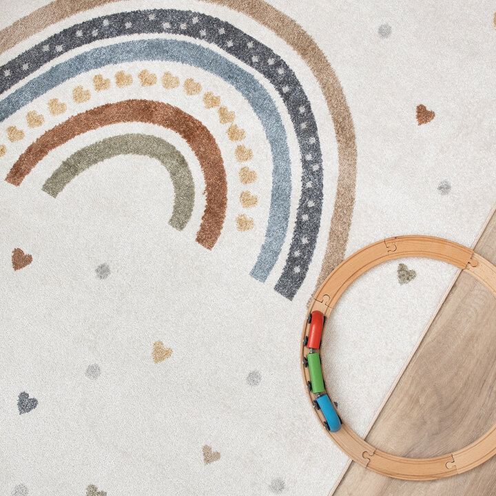 Tapis pour enfants lavable - Ravi Rainbow Multicolore - 2
