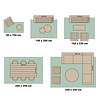 Tapis organique en laine - Leonore Cotto Crème/Marron - thumbnail 7