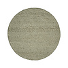 Tapis en laine rond - Feline Vert Olive/Mélangé - thumbnail 1